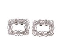 P Prettyia Clip per Scarpe Bowknot con Diamanti Artificiali, Stile 6(2pcs)
