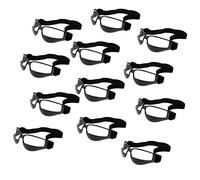 P Prettyia Occhiali da Allenamento da 12 Pallacanestro Occhiali da Allenamento Palleggio Dribbling Goggles Black