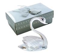 P Prettyia Scelta di Cristallo Cigno Regalo Creativo per Fidanzati Donna Persone Bomboniere con Delicate Box