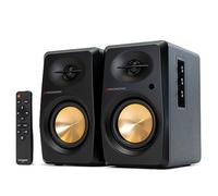 P Prosonic BT30 Altoparlanti da scaffale Bluetooth ad Alimentazione Attiva, Monitor da Studio, Giradischi con Ingresso Ottico, Ingresso coassiale, Ingresso 2X RCA Aux Line, 60 Watt, (Nero)