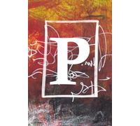 P: quaderno a righe per appunti, con lettera iniziale P , 6x9”