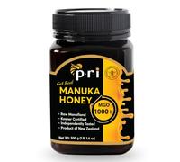 P.R.I Miele di Manuka MGO 1000+, 1 lb ad alta resistenza, miele di Manuka grezzo (barattolo da 500 g)