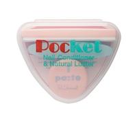 P.Shine Japanese Manicure Pocket Kit - Trattamento Manicure Giapponese Originale Lucidante e Rinforzante - Include Pasta Nutriente, 1 Buffer in Pelle di Daino e Mini Limette - Made in Japan