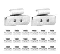 P Style Tire Wheel Balancing Weights Clip On Premium Quality 20g per Weight 50pcs Pack for Steel Wheels Up to 17in Passenger Cars Light Trucks Aluminum Alloy