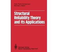 P. Thoft-Cristensen M.J Structural Reliability Theory and Its Appli (Tascabile)