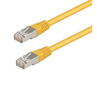 P&W WP WPC-PAT-5F010Y Cavo di Rete 1 m Cat5e F/UTP (FTP) Giallo