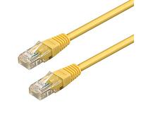 P&W WP WPC-PAT-6U020Y Cavo di Rete 2 m Cat6 U/UTP (UTP) Giallo