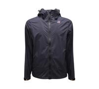 P0504 GIUBBOTTO ANTIVENTO UOMO K-WAY CHARMEL TRAVEL MAN JACKET BLUE