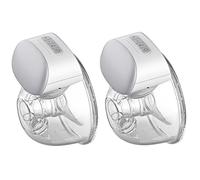 P1 Tiralatte indossabile a mani libere, elettrico, singolo, portatile, portatile, 240 ml, senza BPA, 3 modalità, 10 livelli di aspirazione, collettore di latte per l'allattamento al seno con flangia