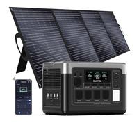 P1000 PLUS Stazione di alimentazione portatile 1800W, pannello solare 400W, batteria LiFePO4 1024Wh, Alimentatore di controllo APP，camper, emergenza, viaggi all'aperto,