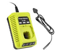 P117 - Caricabatterie di ricambio compatibile con batteria Ryobi 12 V-18 V agli ioni di litio e Ni-cad Ni-Mh, indicatore intelligente sensibile