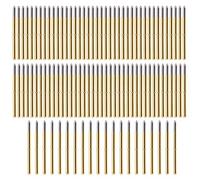 P125 - B Test Probe 100pcs | 2.0mm Spring Loaded Pogo Pins for PCB Testing/Contaminated Layer Detection | Brass Material, 0.02mm Accuracy, 33.35mm Length