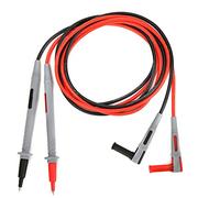 P1505 Cavo di prova universale per multimetro, 150 cm, 1000 V/10 A, cavo di sonda in silicone con punta in rame stagnato, connettore a banana da 4 mm e sonda IC da 2 mm per test