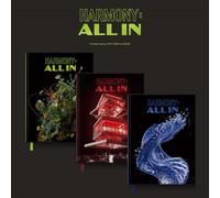 P1Harmony 6th Mini Album HARMONY: ALL IN 3Ver SET CD+Libro+P.Card+Tag+Timbro+...