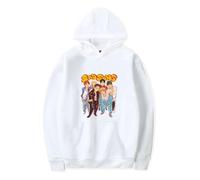P1Harmony Merch Sad Song Graphic Cute Felpa con cappuccio a maniche lunghe Duh Album Tour Pullover Abiti Casual Unisex, bianco, 4XL