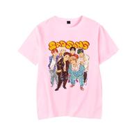 P1Harmony Merch Sad Song Graphic Cute Tee Moda Unisex Duh Album Tour Manica Corta Tour Maglietta Cool T-Shirt, rosa, XXL