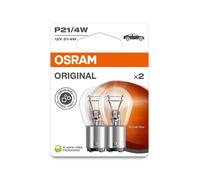 OSRAM ORIGINAL LINE 12V, P21/4W, signal lamp, Metal Base, Double Blister, (2 lamps)