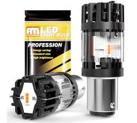 P21/5W 1157 BAY15D Lampadine LED 100% Canbus Sensa Errore 12V Super Luminoso Giallo Ambra 2057 2357 Luci Sostitutive Auto per Luce di Retromarcia Freno, Luci Marcia Diurna, Luce di Svolta, 2 Pezzi