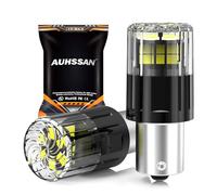 P21w 1156 BA15S Lampadine LED, 6000K Xenon Bianco 6.5W 12V-24V DC9-32V Super Luminoso per Auto LED Backup Luci Inverse, Luci di Retromarcia, Luce Di Parcheggio, Lampadina a Coda (2 Pezzis)