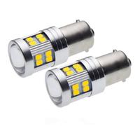 P21w Ba15s Lampadina 1156 Led 12V 24V 6W Luce Bianca 6000K Con Proiettore Perper