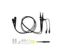 P2200 2 Pezzi 200 MHz Sonda per Oscilloscopio X1/X10 Kit di Puntali di Prova BNC di Sicurezza Sonda 10:1