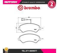 Brembo P 23 136 - Pastiglia Freno - Anteriore