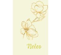 P2P Beige Floral Notebook: An Elegant 5.06 x 7.81 Lined Journal with 96 Pages | A Beautiful Minimalist Notebook for Daily Notes, Journaling, and To-Do Lists