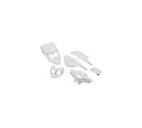 P2R (Motoris ) CARROSSERIE-CARENAGE Scoot Adaptable MBK 50 Booster NG, Rocket Nouveau MODELE-Yamaha 50 BWS Bump, Spy Nouveau MODELE Blanc Brillant (Kit 6 Pieces)