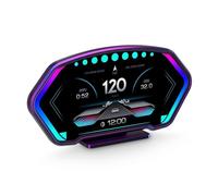 P3 HUD OBD2 GPS Car Head Up Display Parabrezza Tachimetro For Auto Indicatore Di Pendenza Velocità Eccessiva Tensione RPM Allarme Di Sicurezza Strumento Multifunzione