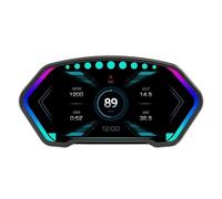 P3 OBD + GPS Car Head Up Display Contagiri Digitale Tachimetro Contachilometri Orologio Voltmetro Misuratore Di Pendenza Bussola Altitudine Carburante