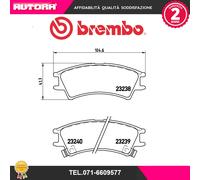 BREMBO P 30 011 Kit pastiglie freni