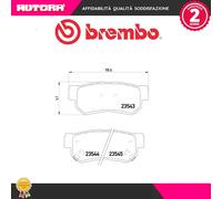 P30014 Kit pastiglie freno a disco posteriore (MARCA-BREMBO)..