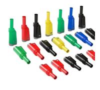 P3005B 70 pz 10A 4mm Connettore a banana impilabile Vite di bloccaggio/Adattatore for saldatura(Red black each 35pcs)