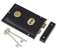 P334 Cerchio Serratura da Incasso Serratura, Nero - P-334-BL