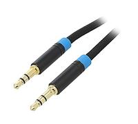 P350AC050-B-M Cavo Jack 3,5 mm 3 pin maschio, su entrambi i lati 0,5 m nero V...