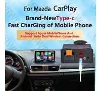P3B Type-c ricarica rapida per Apple Android AUTO Wireless collegato per Mazda 2 3 6 CX30 CX5 CX8 CX9 MX5 per FIAT 124 TK78669U0C