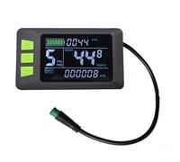 P3C - Pannello display LCD per bici elettrica, 24 V, 36 V, 48 V, 60 V, con connettore impermeabile a 5 pin che mostra velocità PAS livello batteria viaggio ODO