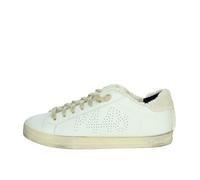 P448 Sneaker da donna John Pink in pelle stampata pitone, Ortisei, 43 EU BIANCO 41