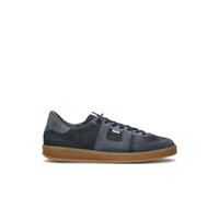 P448 Sneaker uomo blu in nabuk 44
