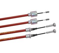 P4U 2 x cavi freno originali di ALKO AL-KO Longlife, montaggio rapido - Lunghezza del manicotto: 1430 mm, lunghezza totale: 1626 mm, cavo Bowden 247.288 247288