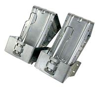 P4U AL-KO - Coppia di cunei e supporti zincati, 1600 kg, 120 mm di larghezza, UK 36 Alko 243.373 244373 244.376 244376