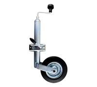 p4U Winterhoff - Ruota da fantino con supporto per rimorchio e roulotte, 150 kg, 48 mm