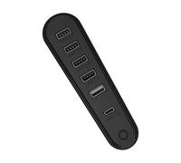 P5 Porte Multiple Espansione Hub Dissipazione Del Calore Dissipazione Del Calore Design Casa Tipo C Extender Hub USB Splitter per Console Professionale