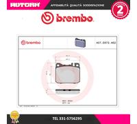 BREMBO Pastiglie Freni P 50 004 Kit Pastiglie Freni,Kit Pasticche Freni MERCEDES-BENZ,SL (R107),Tre volumi (W123),Classe S Sedan (W126)