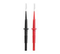 P5008 2Pcs Sonde di prova, sonda di piombo isolata multimetro di prova Sonda Piercing Aghi Nero Rosso