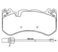 P50127 Kit pastiglie freno, Freno a disco Brembo