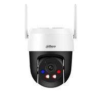 Dahua Picoo A2 - Telecamera di sicurezza WiFi da 5 MP con rilevamento di persone e veicoli, sirena, luci di allarme rosso-blu, monitoraggio intelligente, Wi-Fi 6, visione notturna, rilevamento di
