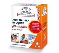 P6 Nausea Control - Gocce antinausea con zenzero e vitamine B - Gusto amarena 30 ml