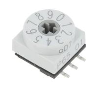 P65SMT701 Interruttore: rotazione Pos: 10 1uA/20mVDC -60-125°C Montaggio: SMD...