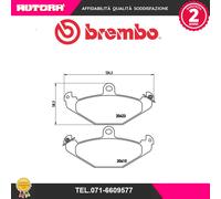 BREMBO P68017 Kit pastiglie freno per RENAULT 21 (B48_), 21 Familiare (K48_), 21